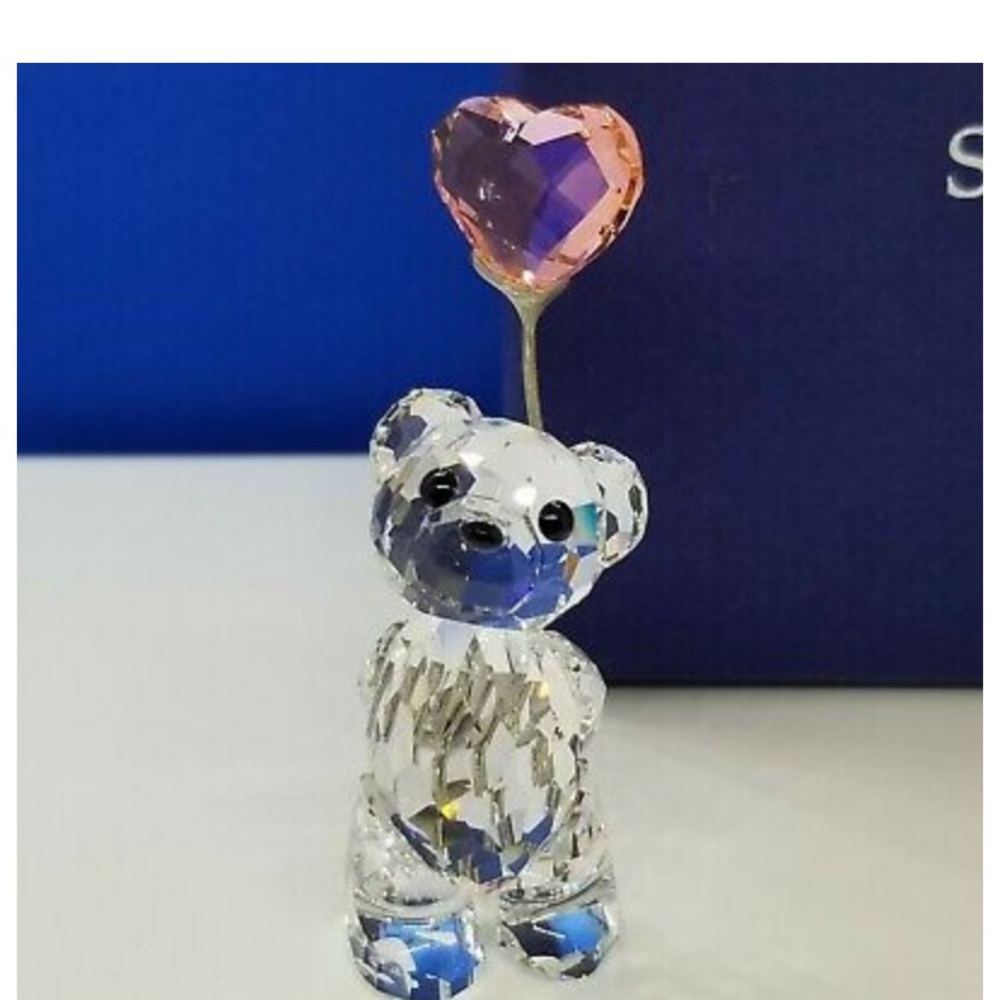 Swarovski “I Love You Kris Bear” with Pink Heart